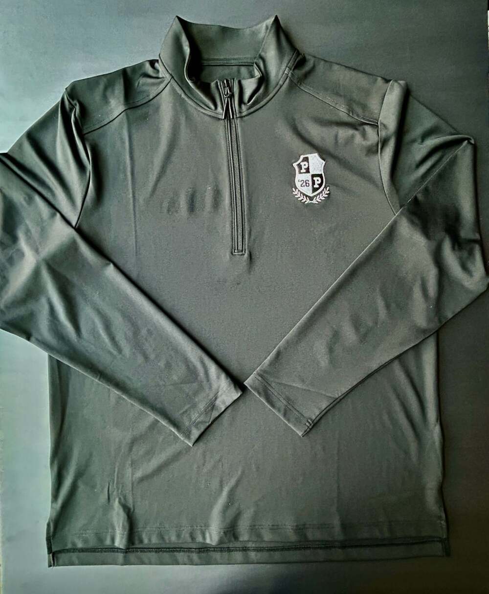 Port Authority Quarter Zip Pullover Size L Black